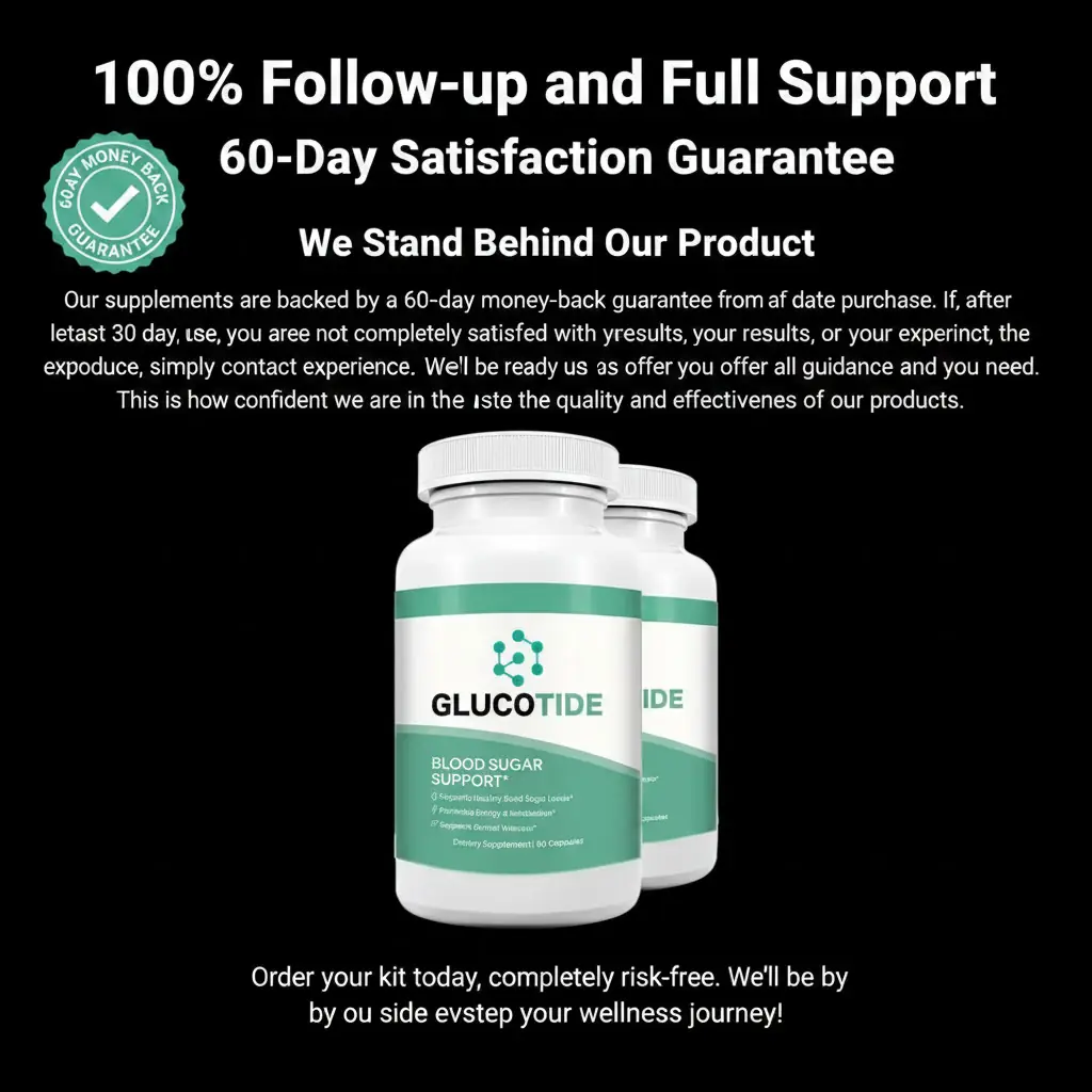GlucoTide 60-day money-back guarantee